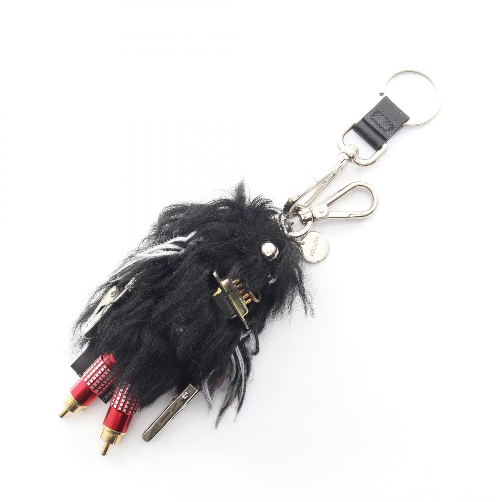 Prada Charm Rufus Black Key Holder