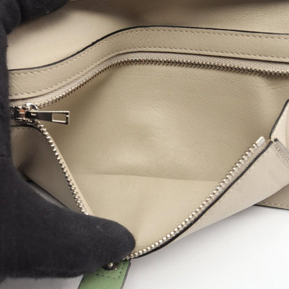 Loewe Bifold Wallet Vertical Large Green Leather — view 7