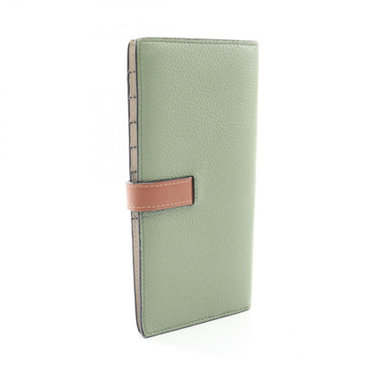 Loewe Bifold Wallet Vertical Large Green Leather — view 2