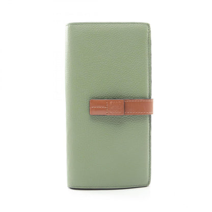 Loewe Bifold Wallet Vertical Large Green Leather