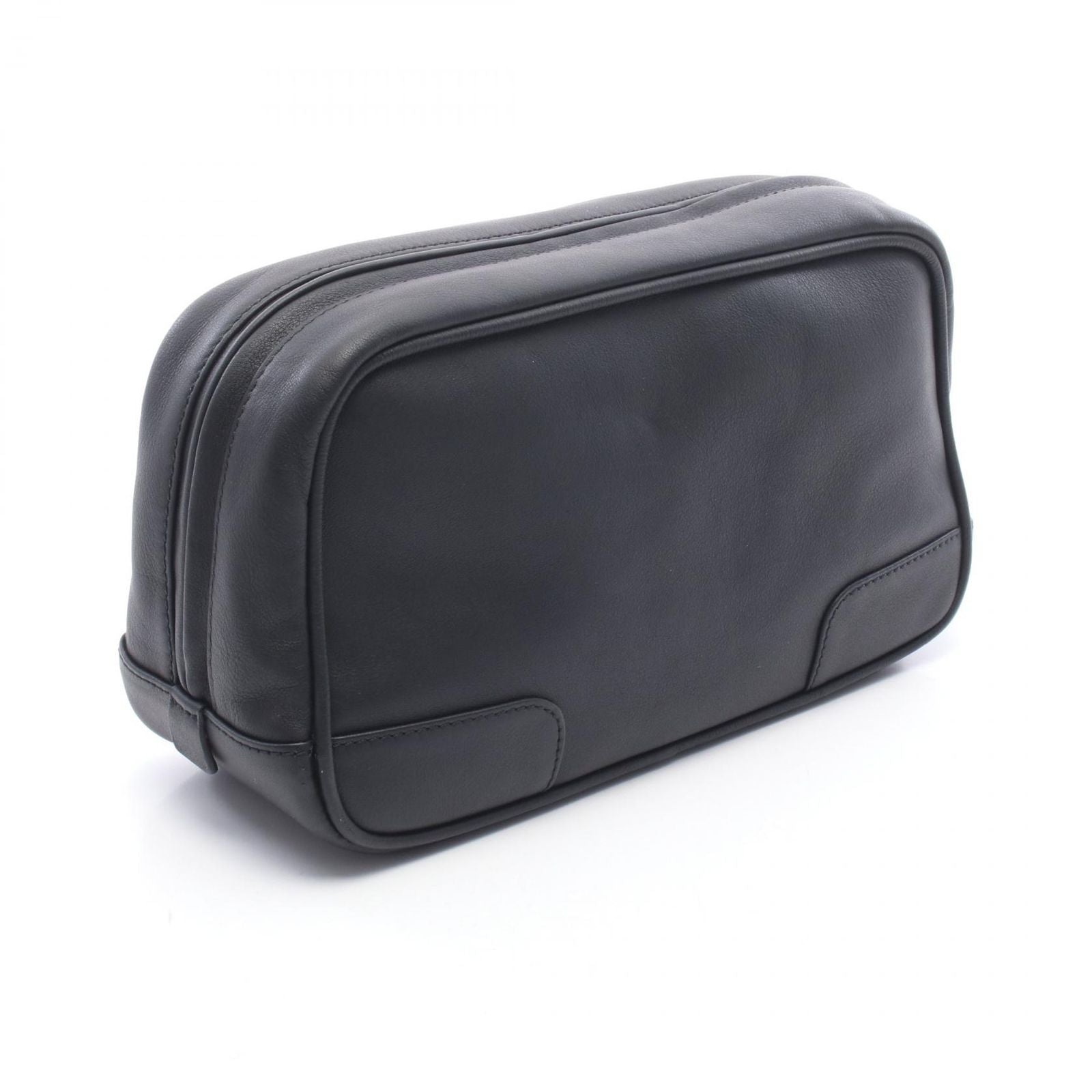 Loewe Clutch Anagram Black Leather — view 2