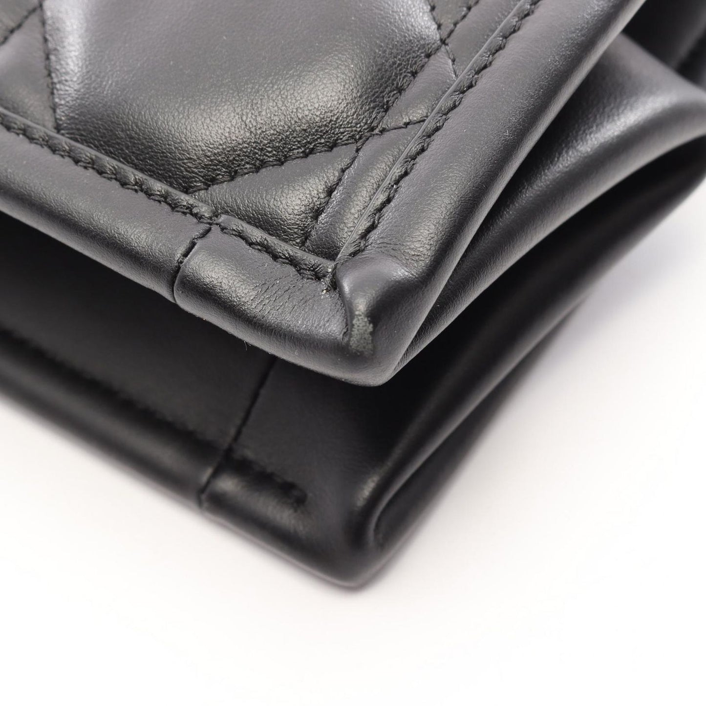 Dior Tote Book Micro Cannage 2-Way Black Leather Macro — view 5