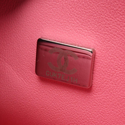 Chanel Shoulder Bag Boy Small Pink Caviar Leather Chain — view 5