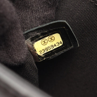 Chanel Shoulder Bag Boy Black Leather Boy Stitch Chain — view 5