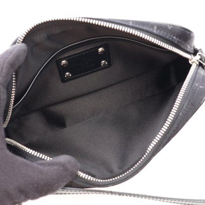 Louis Vuitton Handbag Comte de Fe Pochette Noir Fabric Leather — view 3