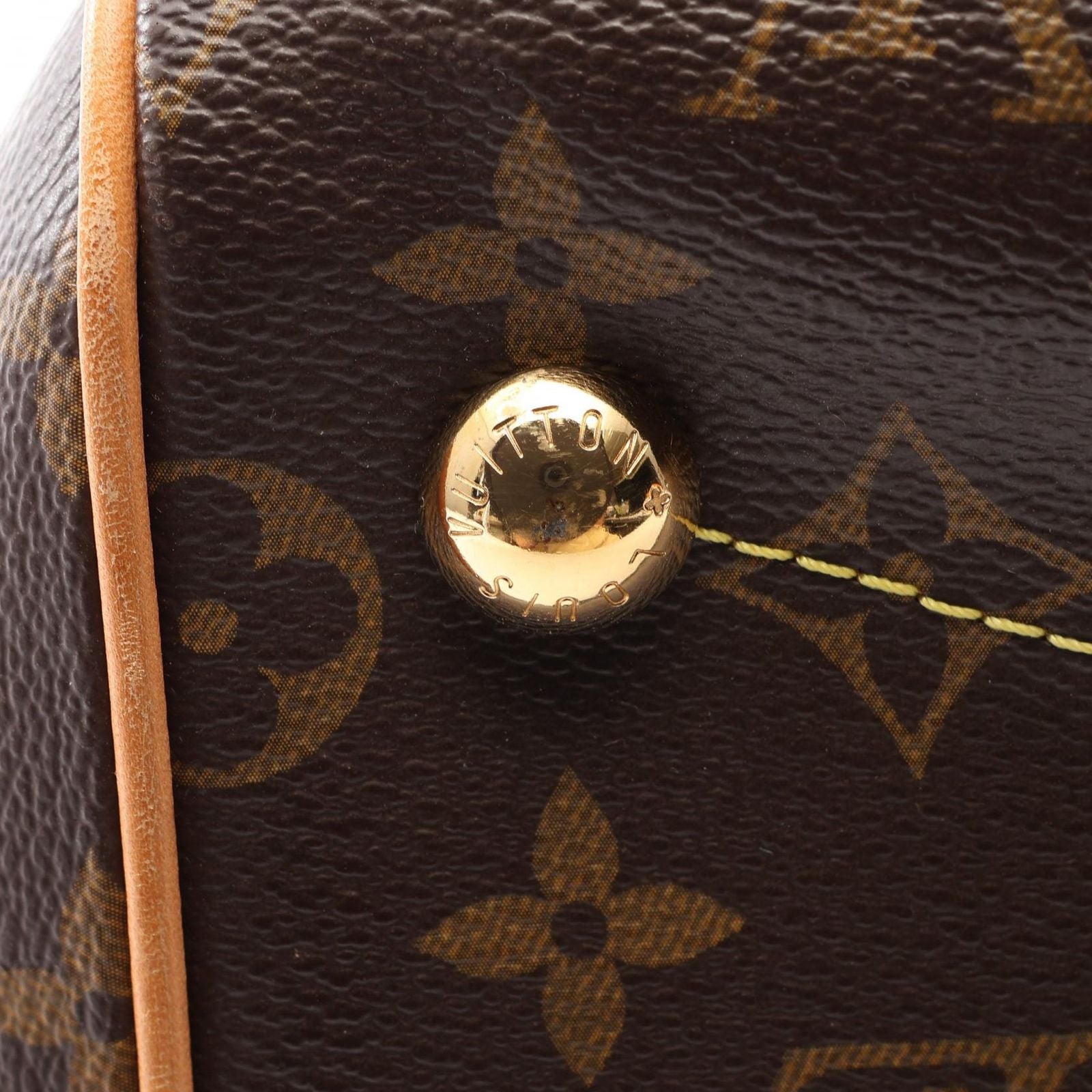 Louis Vuitton Handbag Tivoli GM Canvas Leather — view 8