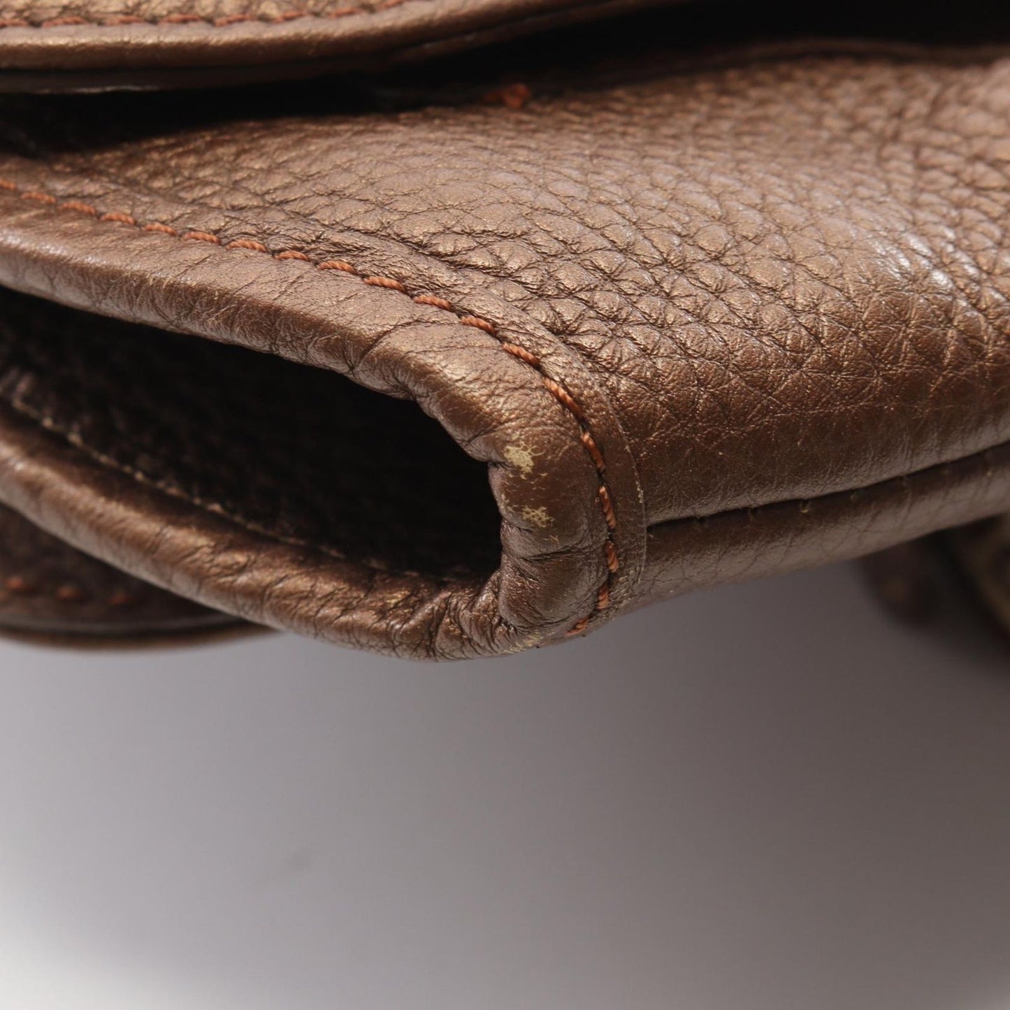 Fendi Handbag Selleria Blanc Leather Romano — view 7