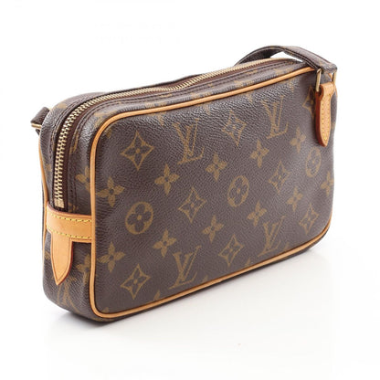 Louis Vuitton Shoulder Bag Maroulis Bandouliere Canvas Leather Pochette — view 2