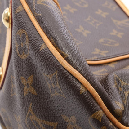 Louis Vuitton Shoulder Bag Galleria PM Canvas Leather — view 8