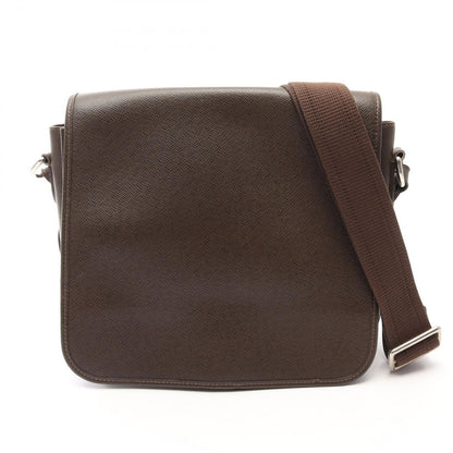 Louis Vuitton Shoulder Bag Taiga Grizzly Leather