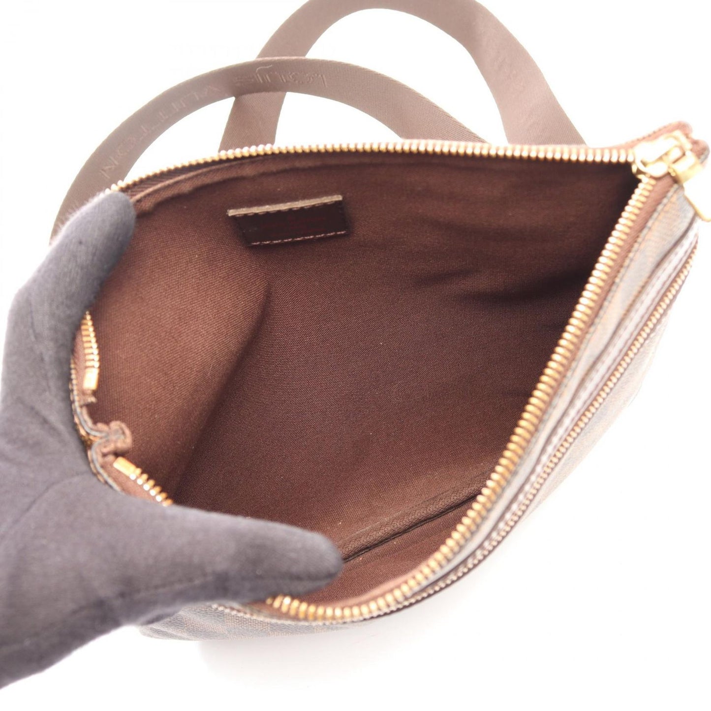 Louis Vuitton Shoulder Bag Pochette Coatingcanvas Leather — view 3