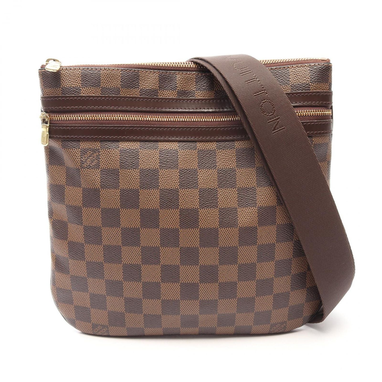 Louis Vuitton Shoulder Bag Pochette Coatingcanvas Leather