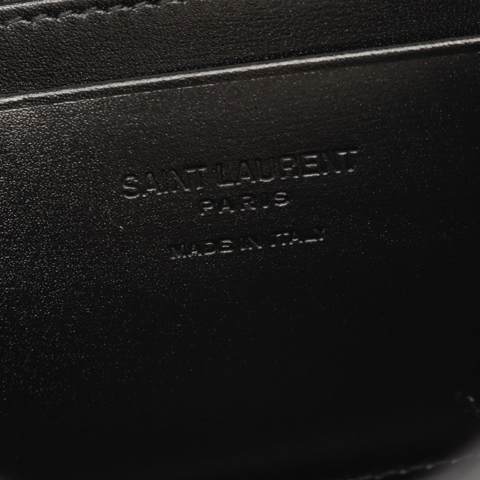 Saint Laurent Paris Shoulder Bag Black Leather — view 4