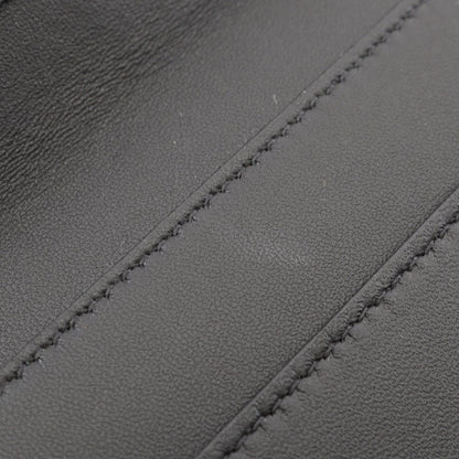 Fendi Secondbag Clutch Gray Ju Leather Pouch — view 5