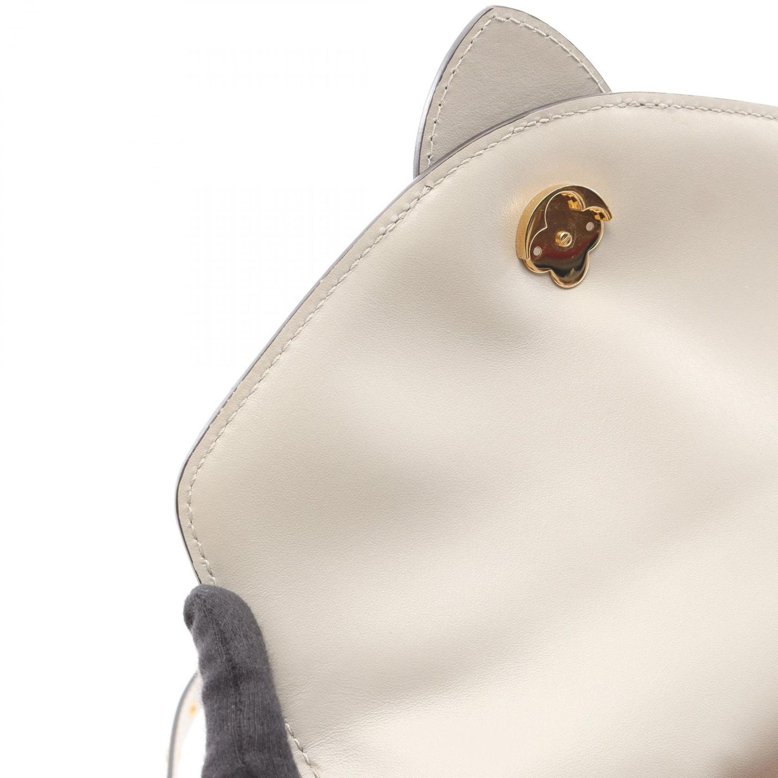 Louis Vuitton Shoulder Bag LV Pont 9 LV Neuf Gray Ju Leather — view 5