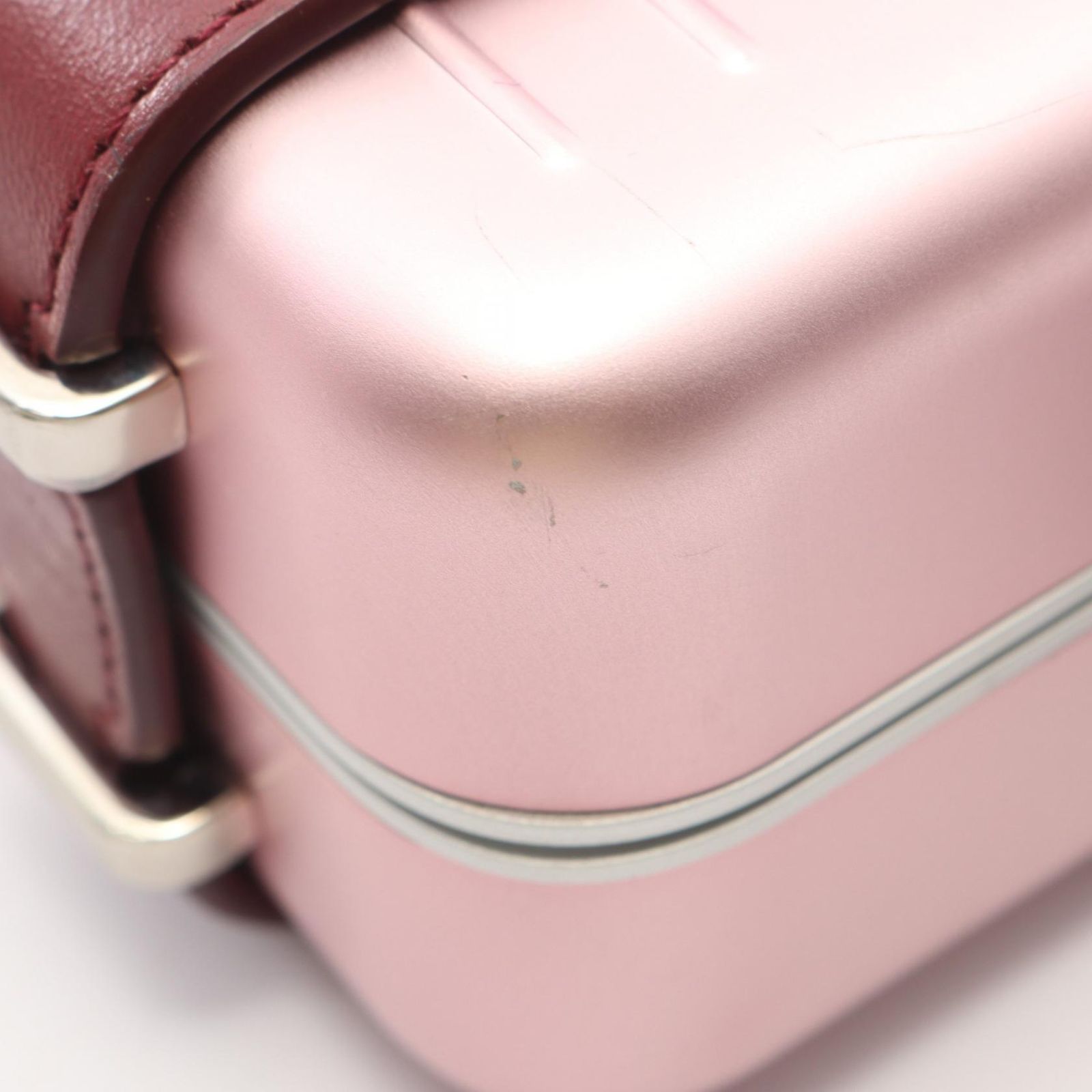 Dior Shoulder Bag Rimowa Clutch Winered Pink Leather — view 6
