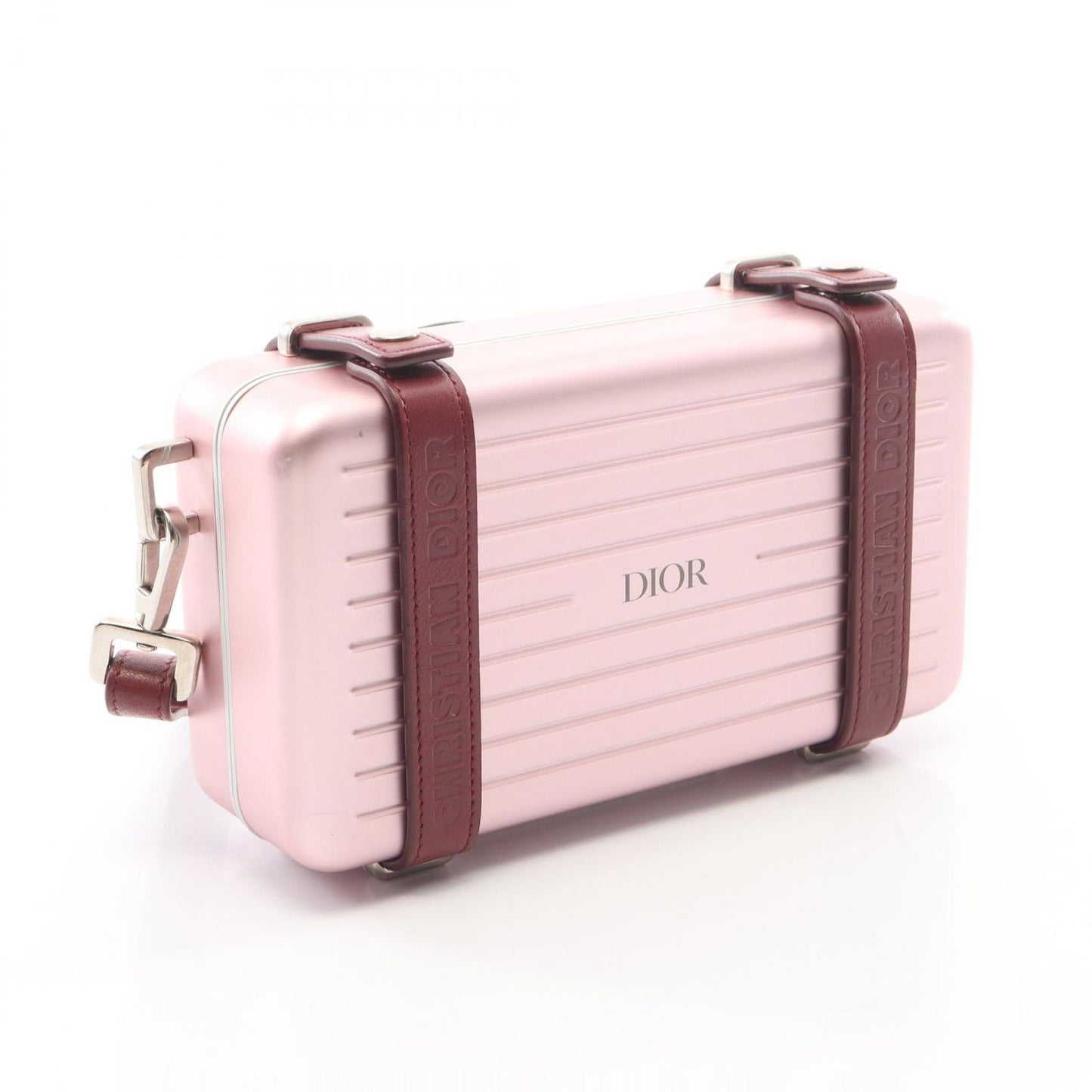 Dior Shoulder Bag Rimowa Clutch Winered Pink Leather — view 2