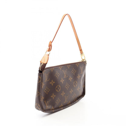 Louis Vuitton Handbag Pochette Soir Coatingcanvas Leather — view 2