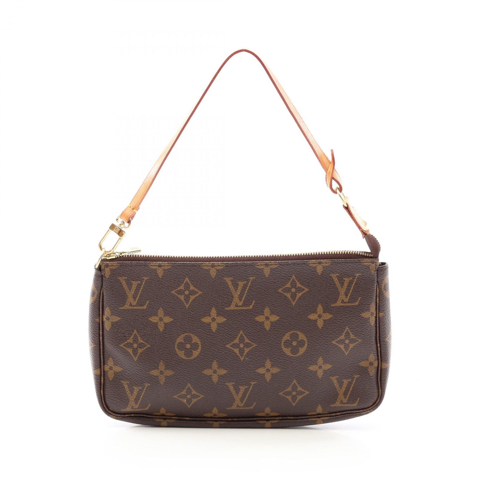 Louis Vuitton Handbag Pochette Soir Coatingcanvas Leather
