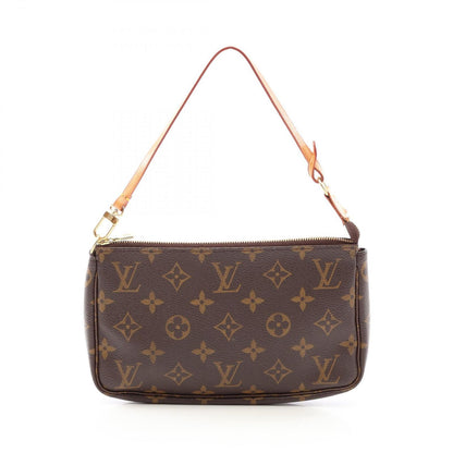 Louis Vuitton Handbag Pochette Soir Coatingcanvas Leather