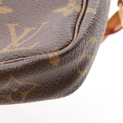 Louis Vuitton Handbag Pochette Soir Coatingcanvas Leather — view 7