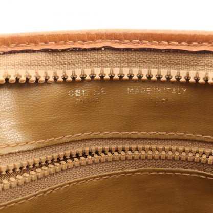 Celine Secondbag Clutch Macadam Beige Coatingcanvas Leather — view 4