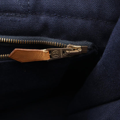 Hermes Tote Fourre Tout PM Navy Canvas — view 6