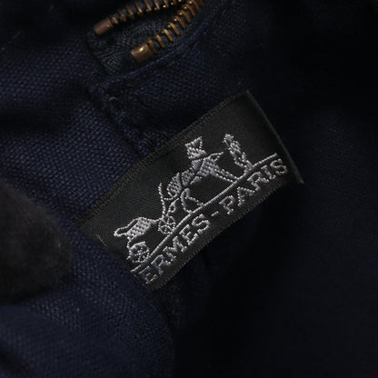 Hermes Tote Fourre Tout PM Navy Canvas — view 4