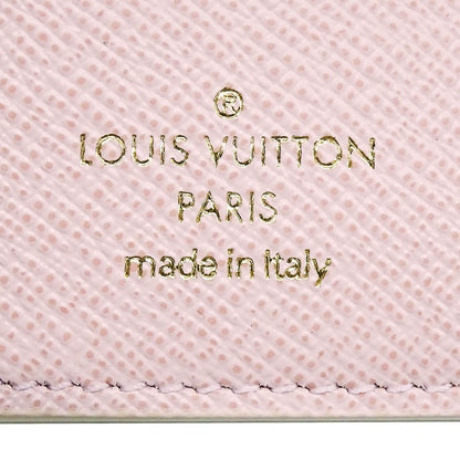 Louis Vuitton Wallet Trifold Damier Azur Canvas Portefeuille Victorine Ivory — view 8