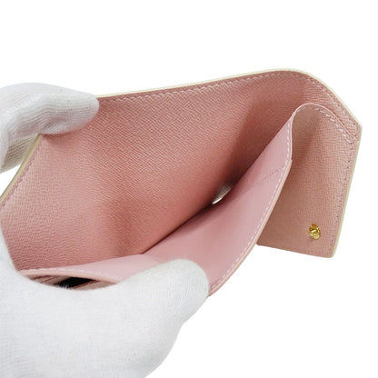 Louis Vuitton Wallet Trifold Damier Azur Canvas Portefeuille Victorine Ivory — view 9