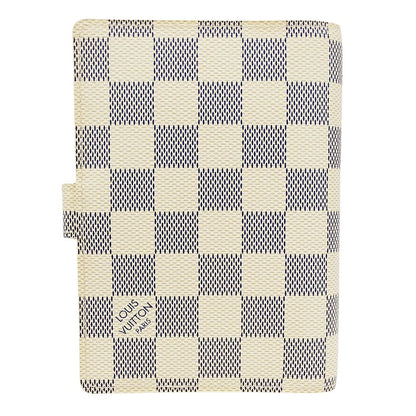 Louis Vuitton Notebook Cover Damier Azur Canvas Agenda PM Ivory 6 Hole Work — view 2