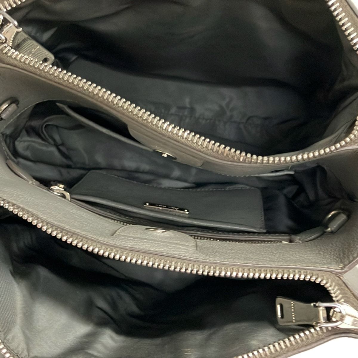 Miu Miu Tote Gray Leather — view 7