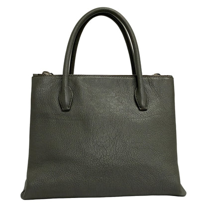 Miu Miu Tote Gray Leather — view 3