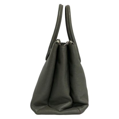 Miu Miu Tote Gray Leather — view 2