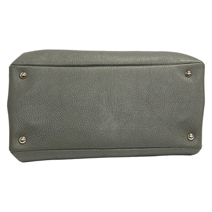Miu Miu Tote Gray Leather — view 5
