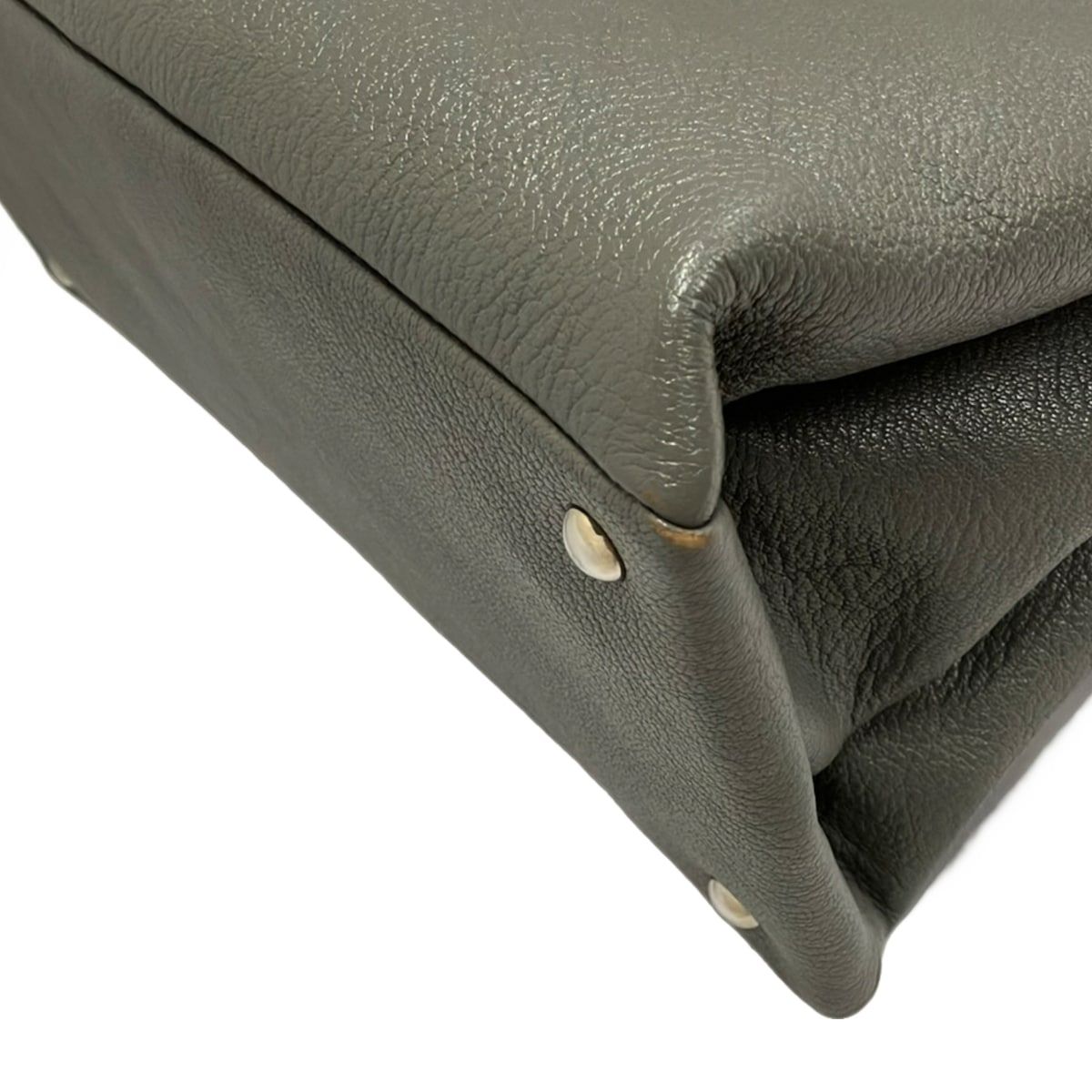 Miu Miu Tote Gray Leather — view 6