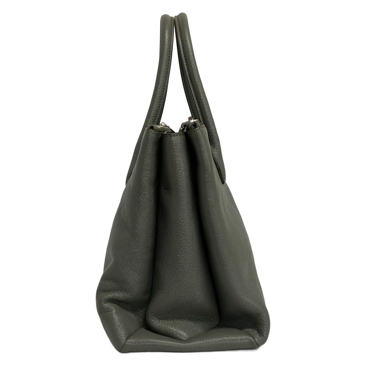 Miu Miu Tote Gray Leather — view 4