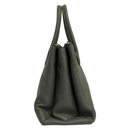 Miu Miu Tote Gray Leather — view 4