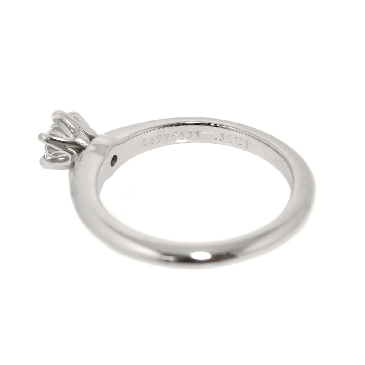 Tiffany & Co Ring Diamond Platinum — view 4