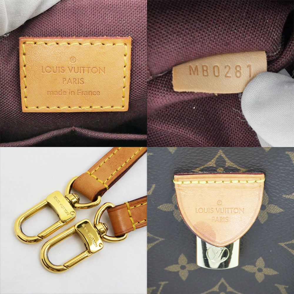 Louis Vuitton PM Monogram Handbag Shoulder Brown — view 6
