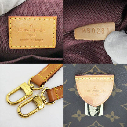 Louis Vuitton PM Monogram Handbag Shoulder Brown — view 6