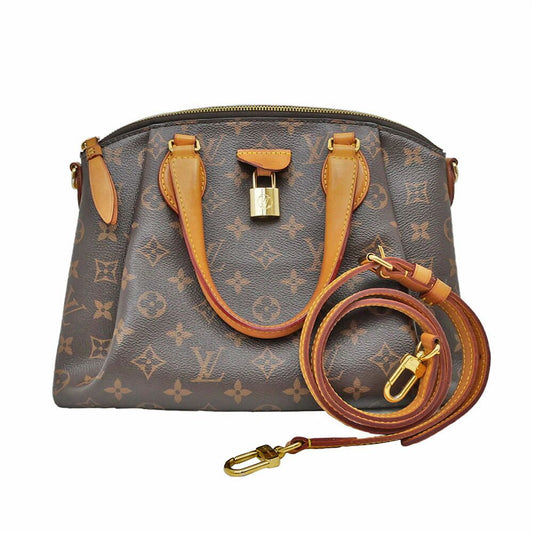 Louis Vuitton PM Monogram Handbag Shoulder Brown