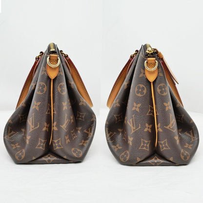 Louis Vuitton PM Monogram Handbag Shoulder Brown — view 3