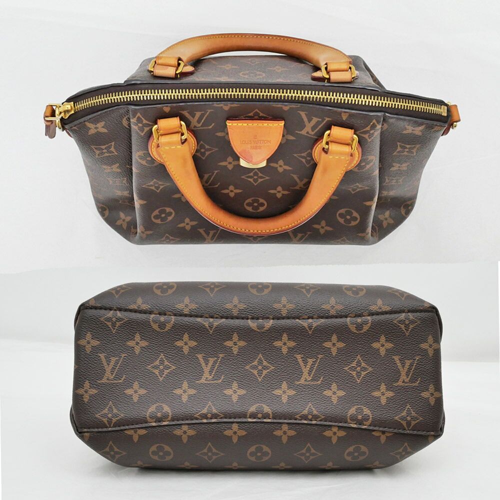 Louis Vuitton PM Monogram Handbag Shoulder Brown — view 4