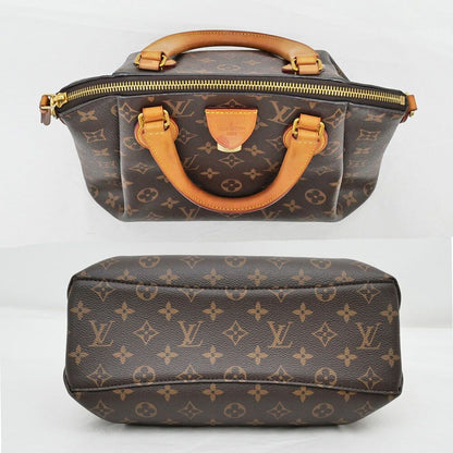 Louis Vuitton PM Monogram Handbag Shoulder Brown — view 4