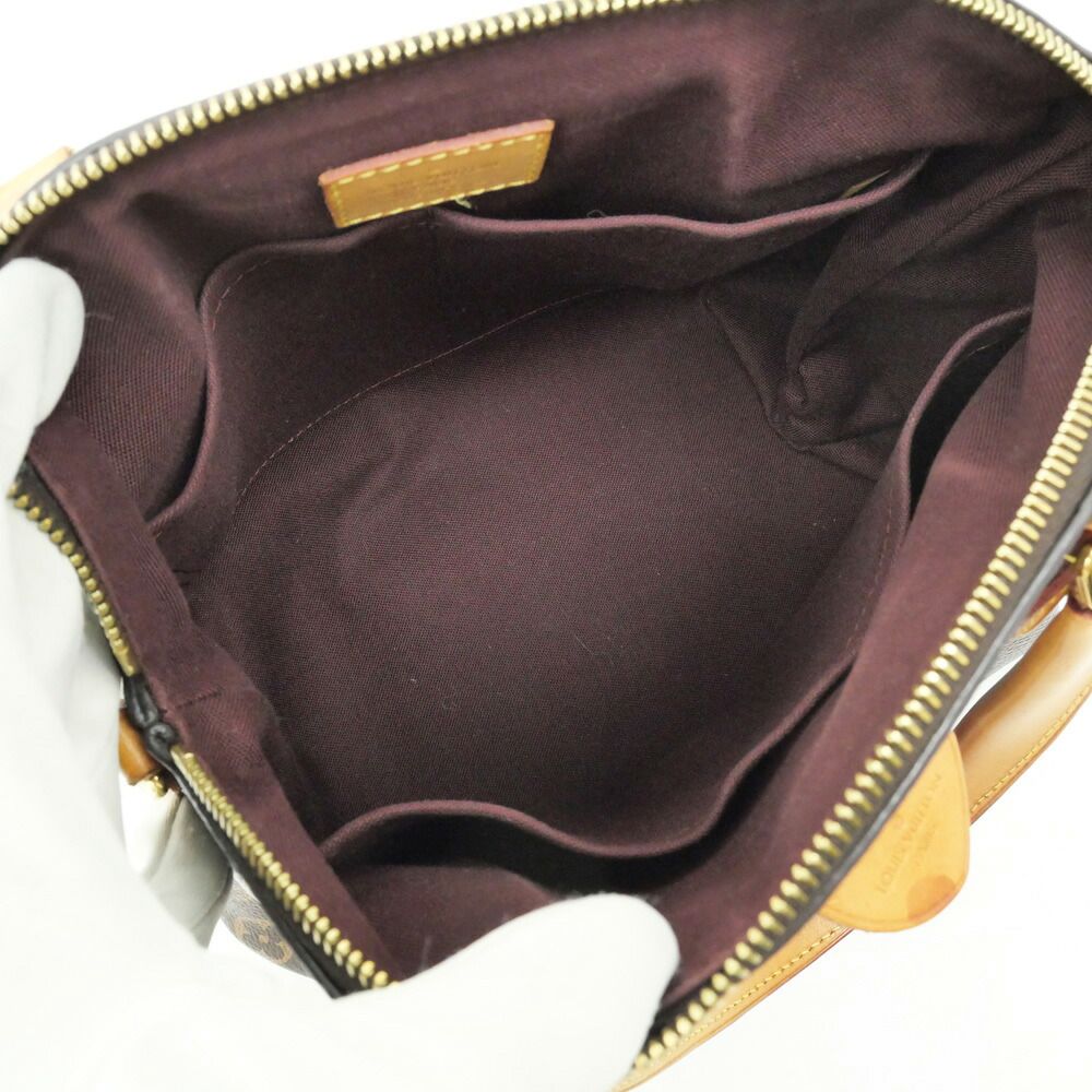 Louis Vuitton PM Monogram Handbag Shoulder Brown — view 5