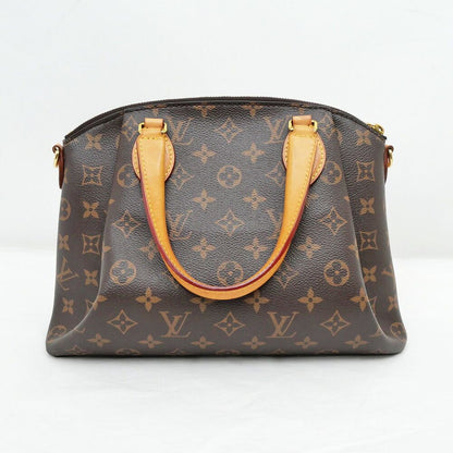 Louis Vuitton PM Monogram Handbag Shoulder Brown — view 2