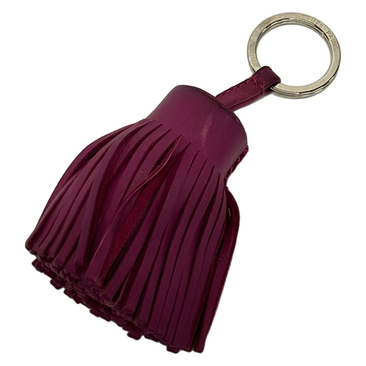 Hermes Key Holder Carmen Purple Silver
