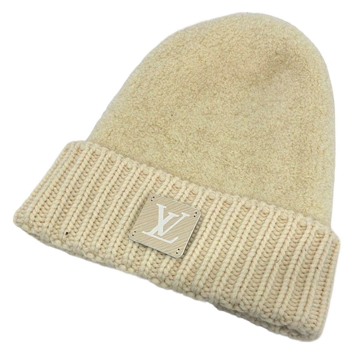 Louis Vuitton Knit Hat S Ivory Wool Cashmere