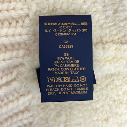 Louis Vuitton Knit Hat S Ivory Wool Cashmere — view 5